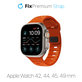 FixPremium - Sportski remen od silikona za Apple Watch (42, 44, 45 & 49 mm), narančasti