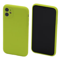 FixPremium - Silikonska maska za iPhone 11, neon zelena