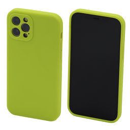FixPremium - Silikonski ovitek za iPhone 12 Pro, neon zelena