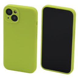 FixPremium - Silikonska maska za iPhone 13, neon zelena