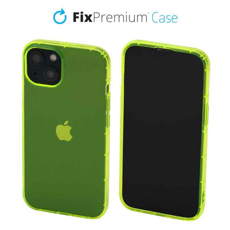 FixPremium - Maska Clear za iPhone 13, žuta