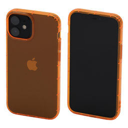FixPremium - Ovitek Clear za iPhone 13 mini, oranžna