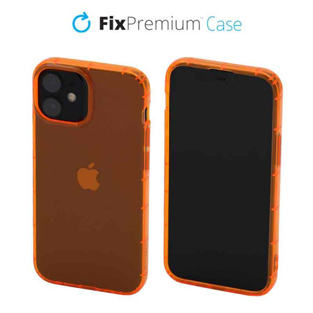 FixPremium - Maska Clear za iPhone 13 mini, narančasta