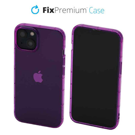 FixPremium - Maska Clear za iPhone 13, ljubičasta