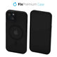 FixPremium - Maska Clear s MagSafe za iPhone 14, frost black