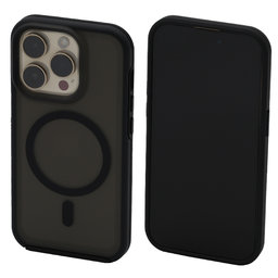 FixPremium - Maska Clear s MagSafe za iPhone 14 Pro, frost black