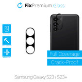 FixPremium Glass - Zaštita leće stražnje kamere za Samsung Galaxy S23