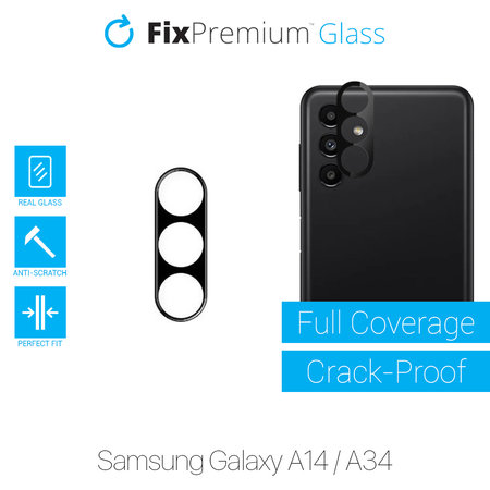 FixPremium Glass - Zaštita leće stražnje kamere za Samsung Galaxy A14 i A34