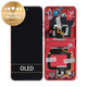Motorola Razr 40 Ultra - LCD zaslon + zaslon osjetljiv na dodir + okvir (Viva Magenta) - 5D68C22598 Genuine Service Pack