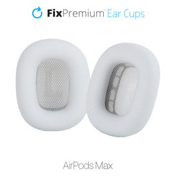 FixPremium - Zamjenske Slušalice za Apple AirPods Max (Fabric), bijela