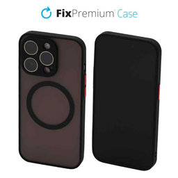 FixPremium - Maska Matte sa MagSafe za iPhone 14 Pro, crno