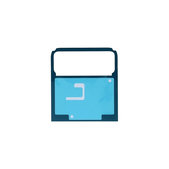 Motorola Razr 40 - Lepak ispod poklopca baterije (Gornji) - 5D78C22951 Genuine Service Pack
