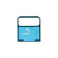 Motorola Razr 40 - Lepak ispod poklopca baterije (Gornji) - 5D78C22951 Genuine Service Pack