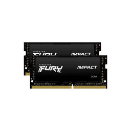 Kingston Fury Impact - Operacijski pomnilnik SO-DIMM 32GB (2x16GB) DDR4 2666MHz - KF426S15IBK2/32 Genuine Service Pack