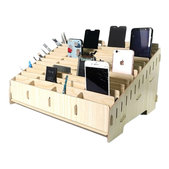 Univerzalno drveno postolje / organizator za telefone s 48 pretincima
