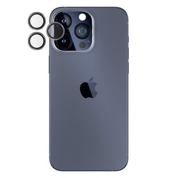 PanzerGlass - Zaščitni Ovitek za Objektiv Kamere Hoops za iPhone 15 Pro in 15 Pro Max, transparent