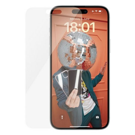 PanzerGlass - Kaljeno Steklo za iPhone 15 Plus, transparent