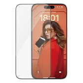 PanzerGlass - Kaljeno Staklo UWF s aplikatorom za iPhone 15 Pro, crno