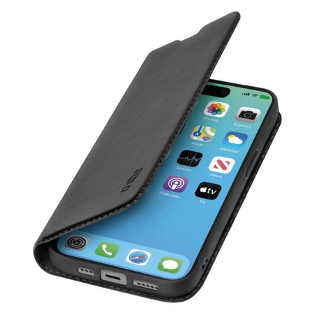 SBS - Maska Book Wallet Lite za iPhone 15 Pro, crno