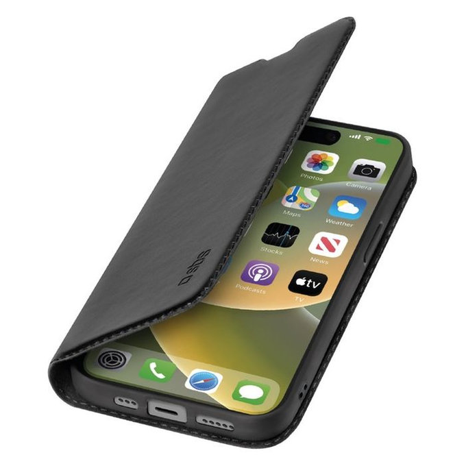 SBS - Maska Book Wallet Lite za iPhone 15 Plus, crno