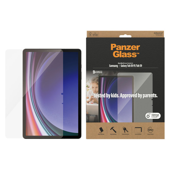 Kaljeno staklo UWF AB za Samsung Galaxy Tab S9/S9 FE, Prozirna, PanzerGlass
