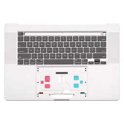 Apple MacBook Pro 16" A2141 (2019) - Zgornji okvir tipkovnice + tipkovnica UK (Silver)