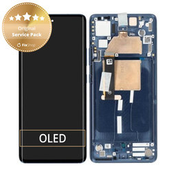 Motorola Edge 30 Fusion - LCD zaslon + zaslon osjetljiv na dodir + okvir (Neptune Blue) - 5D68C21190 Genuine Service Pack