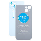 Apple iPhone 15 Plus - Staklo stražnjeg kućišta s većom rupom za kameru (Blue)