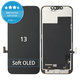 Zaslon Soft OLED za iPhone 13, Dodirni ekran s okvirom, FixPremium