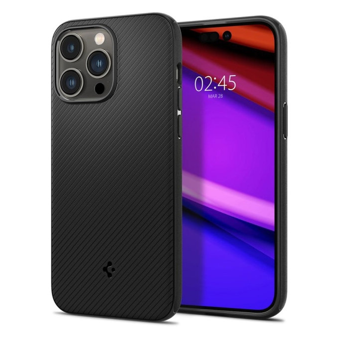 Spigen - Maska Mag Armor s MagSafe za iPhone 14 Pro, Matte Black