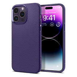Spigen - Liquid Air ovitek za iPhone 14 Pro Max, deep purple