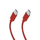 SBS - Kabel USB-C/USB-C, 60W, PD, 1.5m, crvena