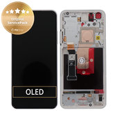Asus Zenfone 10 - LCD zaslon + zaslon osjetljiv na dodir + okvir (Comet White) - B90AI00M2-R20010 Genuine Service Pack