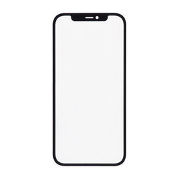 Apple iPhone 12 Pro Max - Sprednje steklo + OCA Adhesive (Black)