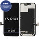 Zaslon In-Cell FHD za iPhone 15 Plus, Dodirni ekran s okvirom, FixPremium
