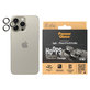 Zaštita objektiva kamere Hoops za iPhone 15 Pro/15 Pro Max, Natural Titanium, PanzerGlass