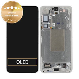 Samsung Galaxy S24 Plus S926B - LCD zaslon + zaslon osjetljiv na dodir + okvir (Marble Grey) - GH82-33410B Genuine Service Pack