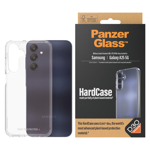 Maska HardCase D3O za Samsung Galaxy A25 5G, Prozirna, PanzerGlass