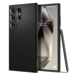 Spigen - Torbica Liquid Air za Samsung Galaxy S24 Ultra, Matte Black