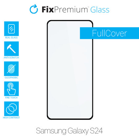 FixPremium FullCover Glass - Kaljeno Staklo za Samsung Galaxy S24