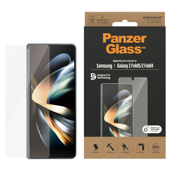 Kaljeno staklo AB za Samsung Galaxy Z Fold5/Z Fold4, Prozirna, PanzerGlass
