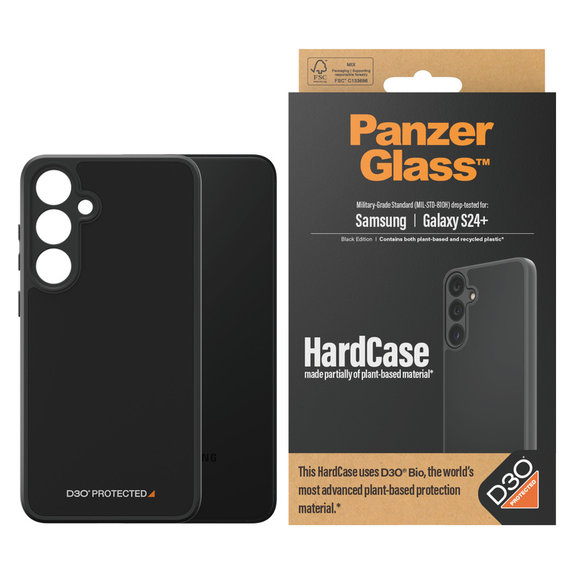 Maska HardCase D3O za Samsung Galaxy S24+, Crna, PanzerGlass