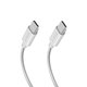 SBS - pleteni kabel USB-C/USB-C, PD, 60W, 2m, bijela