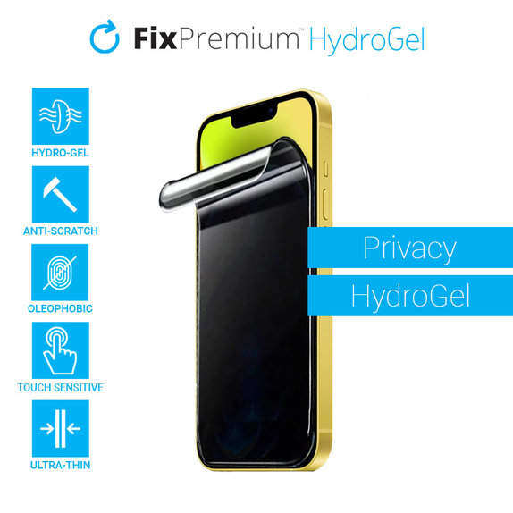 FixPremium - Privacy Screen Protector za Apple iPhone 13, 13 Pro, 14 i 16e