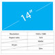 14 LCD Slim Matte 30 pin Full HD Bez zagrada