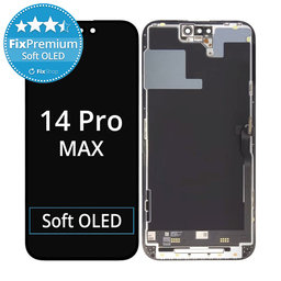 Apple iPhone 14 Pro Max - LCD zaslon + zaslon osjetljiv na dodir + okvir Soft OLED FixPremium