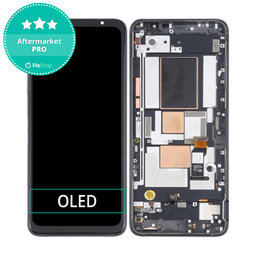 Asus ROG Phone 5 ZS673KS - LCD zaslon + zaslon osjetljiv na dodir + okvir (Phantom Black) OLED