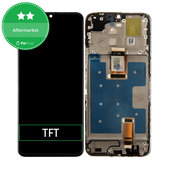 Honor X6a - LCD zaslon + zaslon osjetljiv na dodir + okvir (Midnight Black) TFT