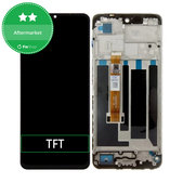 Realme C53 RMX3760 - LCD zaslon + zaslon osjetljiv na dodir + okvir (Mighty Black) TFT