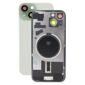 Apple iPhone 15 - Stražnje staklo kućišta + staklo kamere + metalni okvir + magsafe magnet (Green)